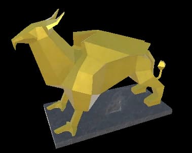 Griffin Statue